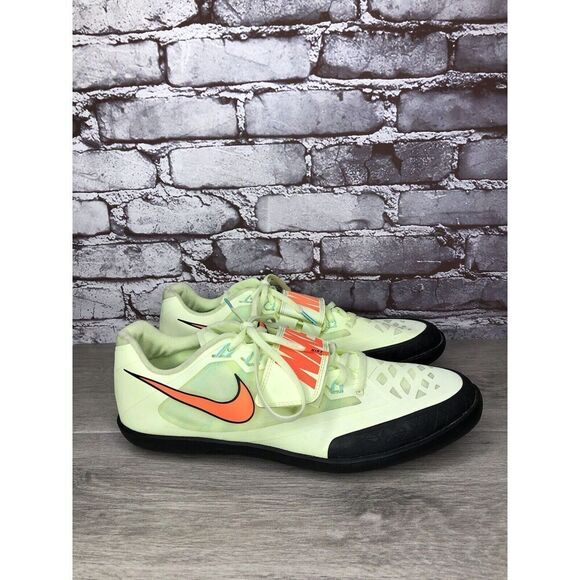 Nike Zoom Rotational 6 Barely Volt Hyper Green Mesh Orange Shoes Men 12M US/46EU - Picture 11 of 16